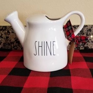 Rae Dunn “Shine” Watering Can Container